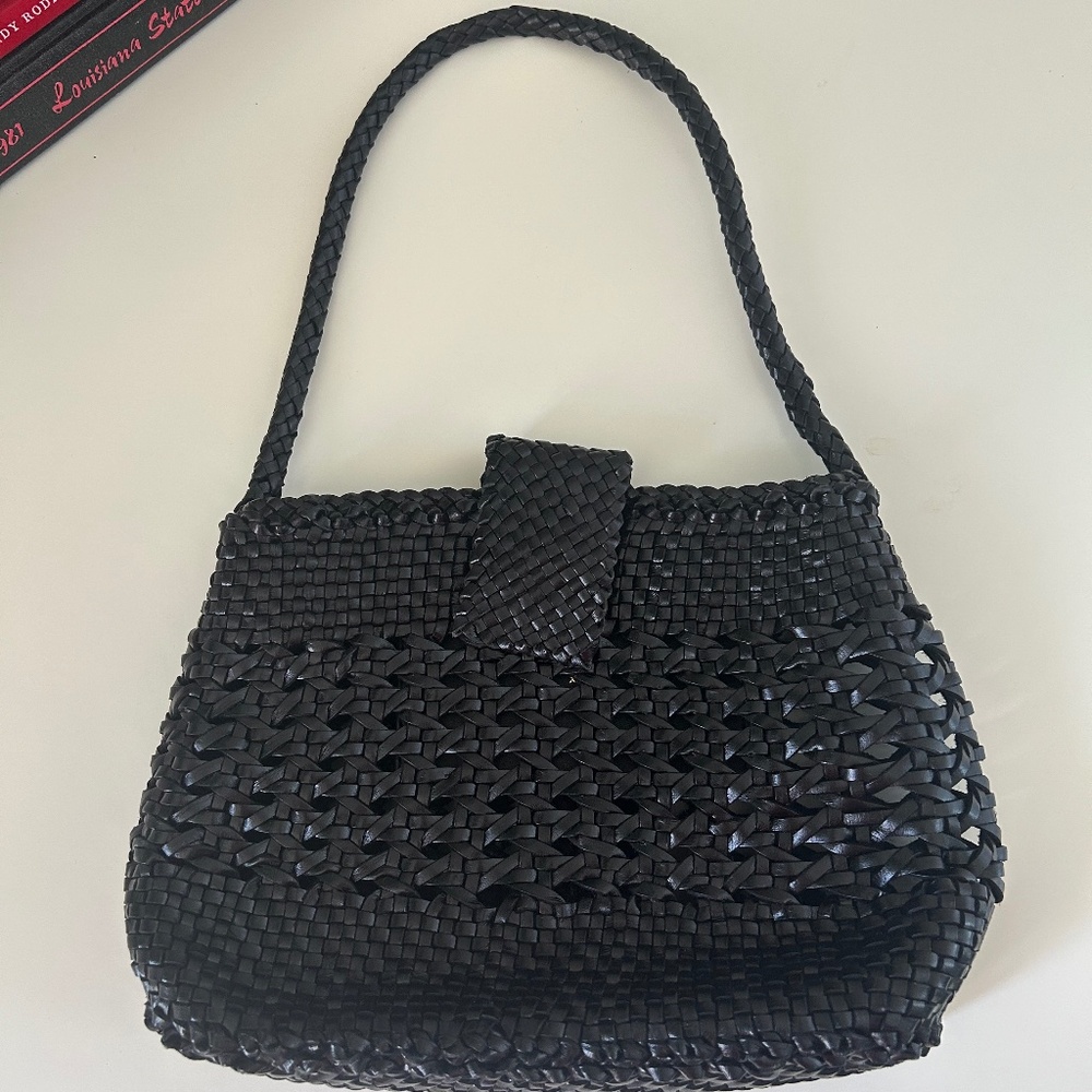 Rixo Dragon Diffusion Amoria Leather Bag Black